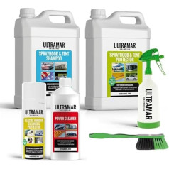 ULTRAMAR - Complete Set - Cleaning and Waterproofing - Boat Canopy, Awning, Convertible Top and Textiles (5L)