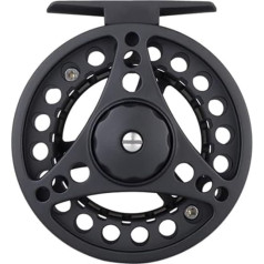 Fly Fishing Reel 75mm Fly Reel Fly Fishing Reel Left Right Fishing Reel Fly Fishing Reel for Men Fishing Accessories Black