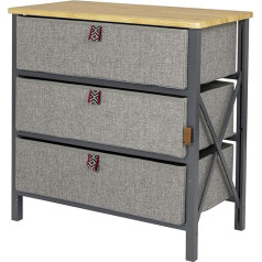 Bo-Camp Northwood Wardrobe, Grey, One Size