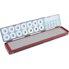 Yuecoom Portable Fishing Line Holder Storage Box Large Capacity Multifunction Anti-fall Fishing Line Float Box Tackle Accessories 20.1 x 3.9 x 2.2 Inches