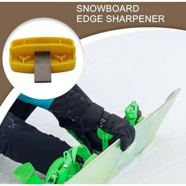 Ski Edge Sharpener, Edge Tuner for Snowboard Side Bevel - Ski Sharpening Repair Maintenance Tool, Tuning Angle Edge Equipment for Trimming