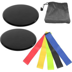 MOUMOUTEN Fitness Sliders for Core Stability, Muscle Control, Double-Sided Fitness Equipment for Low Load Workouts