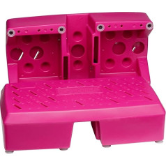 Sport-Thieme Aqua-Stepper Classic | Sicheres Aqua-Gymnastik Trainingsgerät | rutschfeste Trittfläche | Robust, 8 Saugnäpfe | Pink | Maße 67x35x17 cm