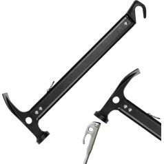 Mbiyhgta Camping -Zelthammer, Zelthammer,Outdoor Camping Tent Stake Hammer - Tragbares Ausrüstung Multifunktionales Hochleistungsmetall-Werkzeug für Park, Beach, Rucksack