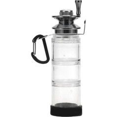 Tragbare Angelflasche, Angelrutenhalter, Outdoor, kleine Köder, Köder, Flasche, multifunktionaler Angelhaken-Organizer, tragbar