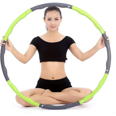 SAHWIN® Hula Hoop Series for Weight Loss Tyres with Foam 1.2 kg Weighted Hula Hoop for Fitness