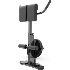 Hyperextension Bank für Heim-Fitness-Studio – Verstellbare Rückenverlängerungsmaschine mit Taillen-Drehscheibe für Krafttraining und AB-Übungen