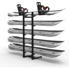 Bodenstehender Skateboard- und Snowboard-Aufbewahrungsständer, robuster Metallständer für die Organisation von Sportgeräten