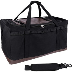 Uhngw Camping-Aufbewahrung, wasserdichte Aufbewahrungstasche, große Kapazität, wasserdichter Behälter-Sack, tragbares Zubehör für Überlebensauto, Abenteuer, Fahrzeug, Outdoor, Schwarz , Refer to