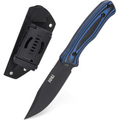 KHU 440C Stahl Outdoor Messer Feststehende Klinge Jagdmesser Mit Kydex Scheide - Survival Messer Bushcraft Camping Messer - G10-Griff - Outdoor Angeln Wandern - 32A