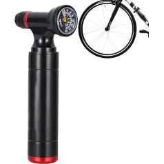 Carbon Dioxide Tyre Pump, Portable Tyre Pump, Mini CO2 Bicycle Pump with High Pressure Airflow, Efficient Tyre Inflator for Bike, Commuting and Maintenance of Mountain Bike on the Go