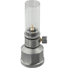 Gdfnmogo Camping Gas Lantern Gas Candle with Empty Tank Case Lightweight and Compact Hiking Adventure Light with Adjustable Stand for Hiking Camping (Gas Lantern with Tank)