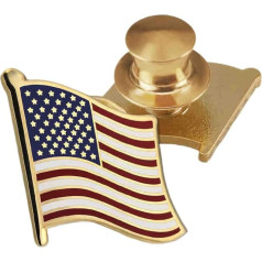 American Flag Brooch Enamel Patriotic Lapel Pins Art Novelty Brooch Pin Buckle Charm Jewelry For Women Men Memorial Gift
