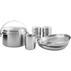 Tatonka Unisex – Adult Picnic Set III Cooking Pot Set, Transparent, 32 x 24 x 14 cm