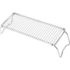 GALPADA Outdoor Grillregal Tragbares Klappbares Bbq Rack für Camping und Picknick Langlebig und für Grillzeit im Freien