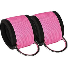 Milisten Fitness Leggings Buckle Fußringe mit Ankle Tension Rope Zubehör für Krafttraining im Fitnessstudio für Effektives Bein und Hüfttraining