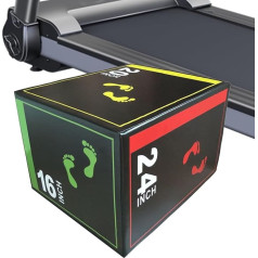 Boxspringen für -Fitnessstudio – rutschfeste Sprungübungsbox | Tragbares Balance-Trainingsgerät für Anfänger, Jugendliche, Kreuzheben, Kniebeugen, Springgeschwindigkeit