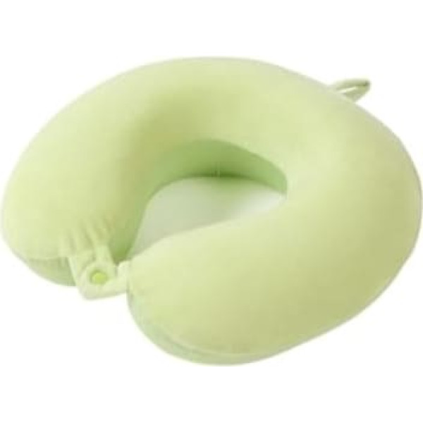MCLIUJIA Reise Zubehör Kissen Memory Foam Reisekissen Doppelseitiges Reise-Nackenkissen Flugzeug-Reisekissen(Grün)