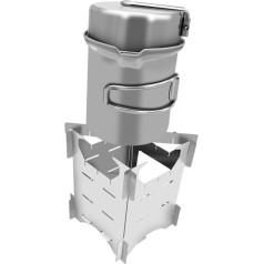 PartyKindom 1 Satz Camping Kochgeschirr Set Tragbares Kit für Campingkocher und Outdoor Küche Leicht Langlebig für Backpacking und Picknick