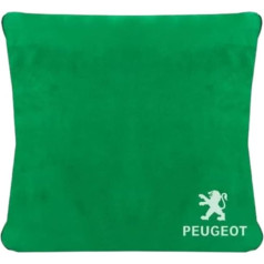 FANSHIDAN 2in1 Auto Kissen Decke für Peugeot 407 2004 2005 2006 2007 2008 2009 2010, 2-in-1-Kissenbezug, 2in1 Kuscheldecke Travel, Flauschig Weiches Reisekissen Umwandelbar Zur Reisedecke,Green