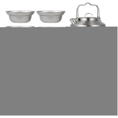 Camping Cooking Set, Glamping Cooking Pot Sets, 8,34 Zoll Lightweight & Compact Design, Survival Gear for Adults and Family Outdoor Travel, Hiking, Picnic and Backpacking Adventure