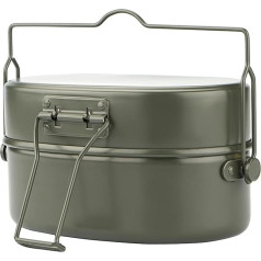 MCAOAL Portables Camping Lunchbox Großkapazität Doppelte Training Wiederverwendbarer Lunchbox Für Heißes Und Kaltes Essen