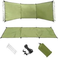 Windschutz Tragbare Picknick-Windschutzscheiben, praktischer Windschutzscheiben-Klappofen-Windschutzscheibe, praktischer Windschutzscheiben-Klappofen-Windschutzscheibe for Picknicks im Freien(250x70cm