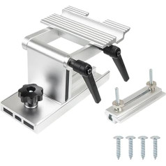 Bench Grinder Tool Tray, Adjustable Sharpening Device, Replacement Grinder Attachment, Easy Installation, Ergonomic Design, 20.4 x 15 x 9.7 Cm/8.03 x 5.91 x 3.82, for Precision