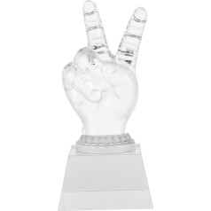 SWAYVES Tanztrophäe Preis Personalisierte Kinderpreistrophäe Sporttreffen Cheer Trophy Preistrophäen Pokale/Transparent/15.8 * 7 * 5.5Cm