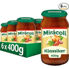 MIRÁCOLI Pasta Sauce Classic, 6 Glasses (6 x 400 g)