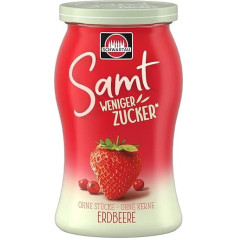 Schwartau Velvet Less Sugar Strawberry Sugar Reduced Fruit Spread 255g