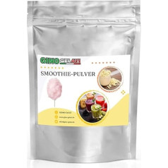 Gino Gelati Cotton Candy Smoothie Powder, Various Variants and Sizes Available, Quick and Easy Preparation, Made in Germany, Vegan, Child-Friendly (1 kg, Pink)