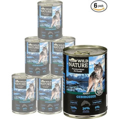 Dehner Wild Nature Wet Dog Food, Junior / Adult / Senior, Various Types and Sizes
