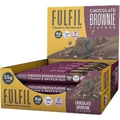 Fulfil Nutrition Vitamin & Protein Bar, Chocolate Brownie, 15 x 55 g
