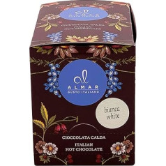Almar Italian Hot Chocolate Cortina White - (15 x 30 g) Single Bag, 450 g