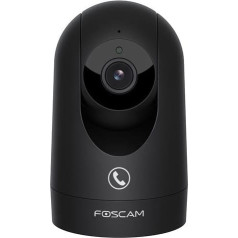 Foscam Rotējošā wifi kamera r8m 8mp mikroviļņu radars melns