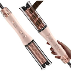 Automatic Curling Iron, Large Curls, 30 mm with LCD Display, 4 Adjustable Temperatures, Anti-Burn Hair Curler, Automatic Iron, Quick Heating