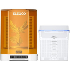 ELEGOO Mercury Plus V3.0 Washing and Curing Station for LCD/DLP/SLA Resin 3D Printer, Wash and Cure Station with 7.5L Large Capacity, Compatible with Mars, Saturn, Photon, Halot MSLA Resin Printers