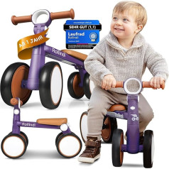 Rollindi Children's Balance Bike from 1 Year [Grows with Your Grow] Tilt-Proof Lightweight Walking Bike Baby Bicycle from 1 Year Balance Bike First Birthday Boy and Girl from 12-36 Months | New Model