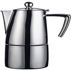 Ilsa 0091 S01 Slancio Espresso Coffee Maker Polished Stainless Steel Induction 1 Cup