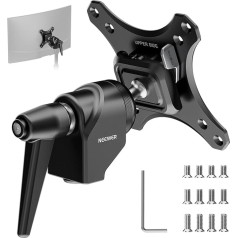 NEEWER VESA Monitor Mount Adapter with Arca Quick Release, 360° Rotating Ball Head, M4 Screw 5/8 Inch Receiver, Light Stand Mount Adapter for TV Screen C Stand, Max. Load 20 kg, MA016