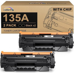 135A Toner Replacement for HP 135A W1350A 135X W1350X Laserjet MFP M234dw M234sdw M234sdn M234dwn M209dw M209dwn M234 M209 (Black, 2-Pack)