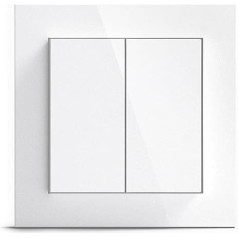 Friends of Hue Smart Switch: Philips Hue Wireless Switch and Dimmer (No Batteries, No Charging, Exclusive to Philips Hue Lights) – Glossy White