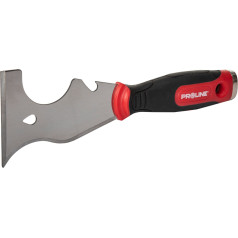 Daudzfunkcionāls skrāpis, nerūsējošais tērauds, tpr. 1,8 mm, rokturis tpr,