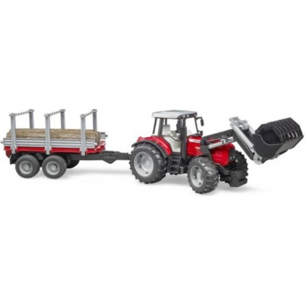 Massey ferguson traktortehnika ar piekabi