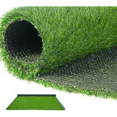 uyoyous 30 mm Artificial Grass Outdoor Balcony 200 x 300 cm Premium Simulation Lawn Carpet Rolled Lawn Garden Lawn for Balcony, Courtyard, Football Field, Wedding