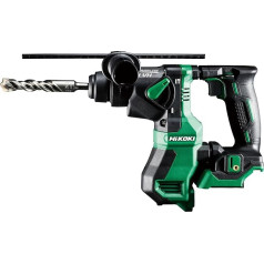 HiKOKI DH18DPA Cordless Hammer Drill (18 V, Li-Ion, 1.3 J, Brushless, Drill Depth Management, SDS-plus Tool Holder, Overload Slip Coupling, Accessories, in Transport Case, Battery and Charger Not