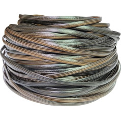 70m Gradient Flat Synthetic Rattan Plastic Wicker Repair Material for Furniture Garden Chairs Table Storage Basket DIY and Repair Coffee