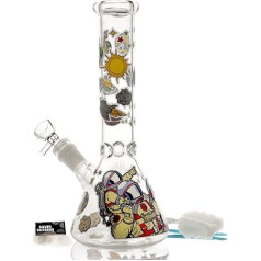 Glass Bong Pipe Luminous Water Bongs Smoking Bong Bowl 14.5mm Height 26cm 400g Recycling Tornado Filter Glass Water Bong Water Bong Water Bong Water Bong Water Bong Water Bong Water Bong Water Bong