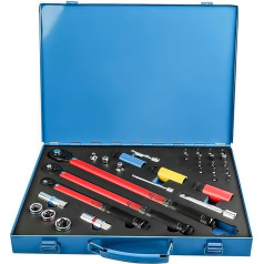 Torque Wrench 1/2 Inch & 3/8 Inch & 1/4 Inch, 20-230 Nm, 10-140 Nm, 2-24 Nm Torque Wrench 33 Pieces, with Extension, Tyre Protection Sockets, Spark Plug Sleeve, Screwdriver Bits, for Car, Motorcycle